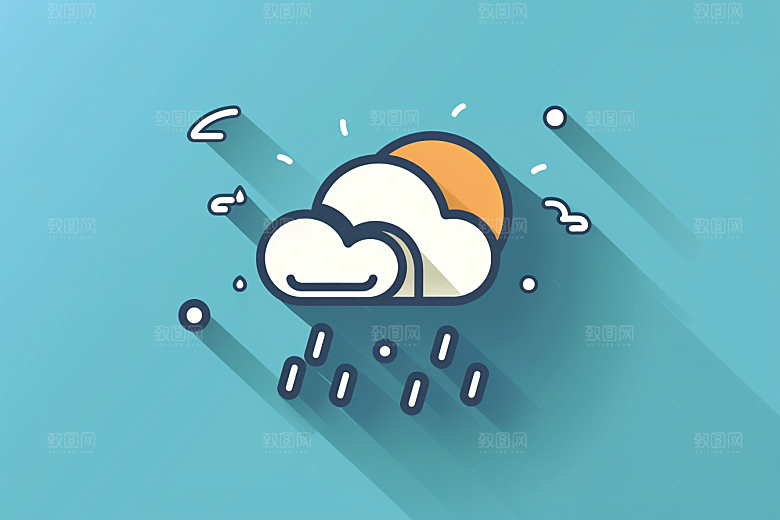 天气图标高清晴雨表素材