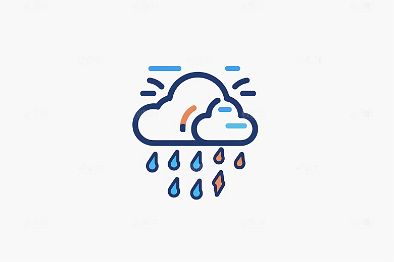 天气图标晴雨表高清素材