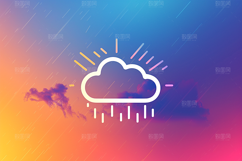 天气图标质感晴雨表素材