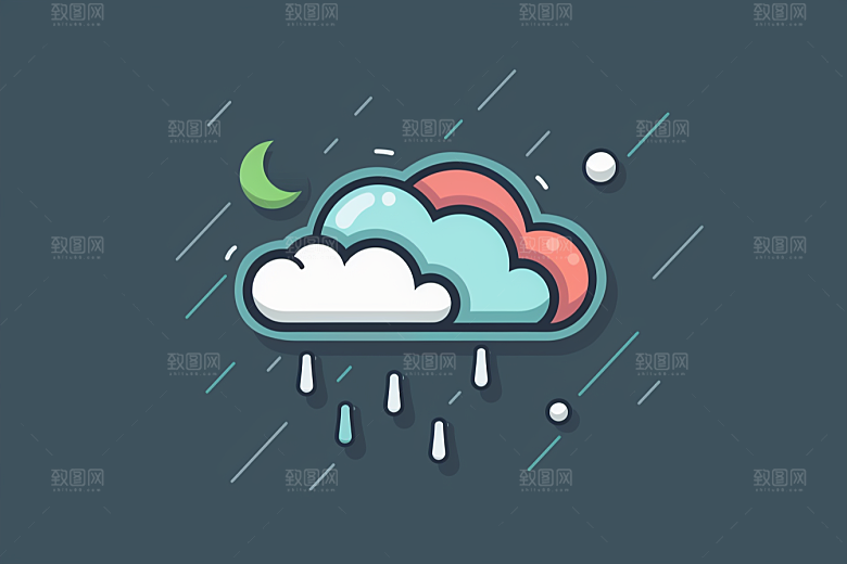 天气图标设计感UI素材