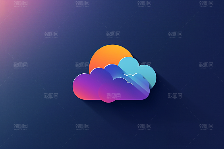 天气图标界面彩色素材