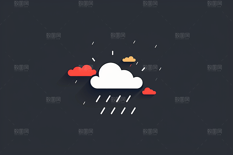 天气图标晴雨表UI素材