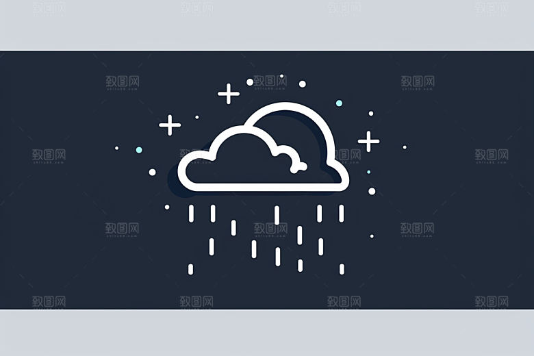 天气图标UI质感素材