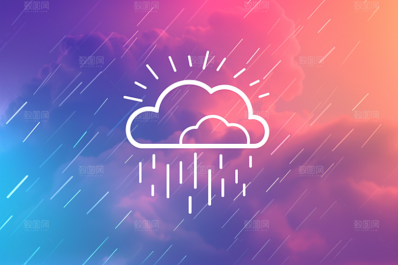 天气图标设计感简约素材