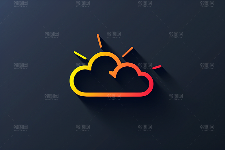 天气图标设计感晴雨表素材