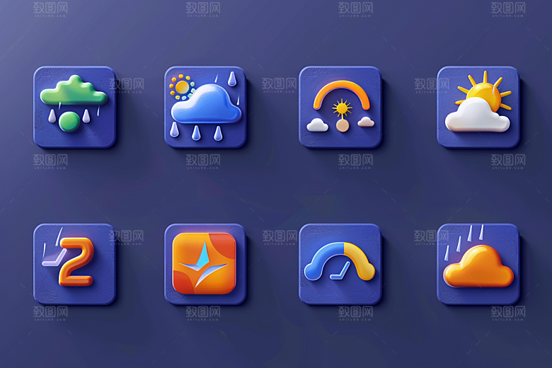 天气图标设计感高清素材