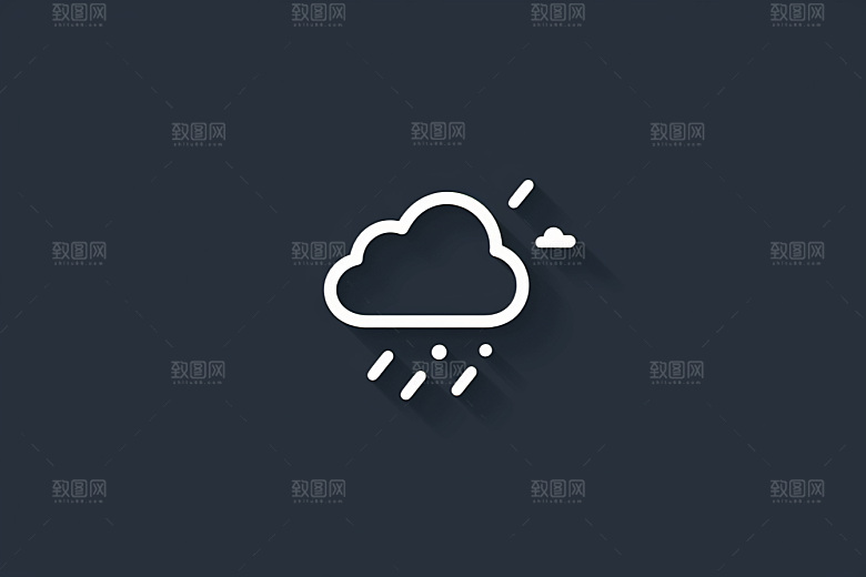天气图标彩色设计感素材