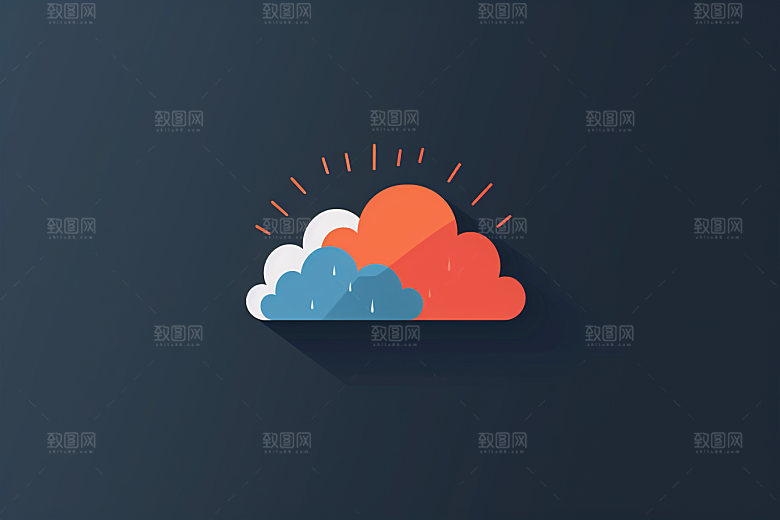 天气图标UI简约素材