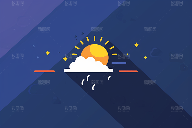 天气图标设计感UI素材