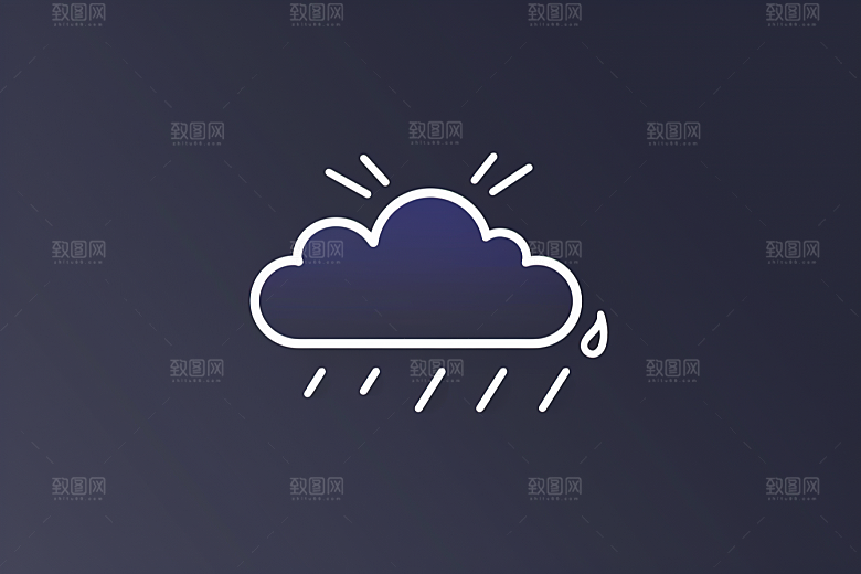 天气图标界面晴雨表素材