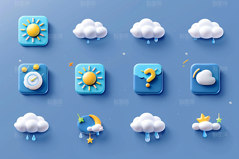 天气图标设计感高清素材