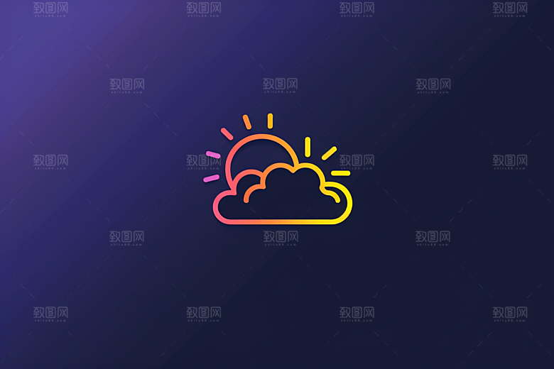 天气图标图形设计感素材
