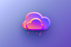 天气图标简约界面素材