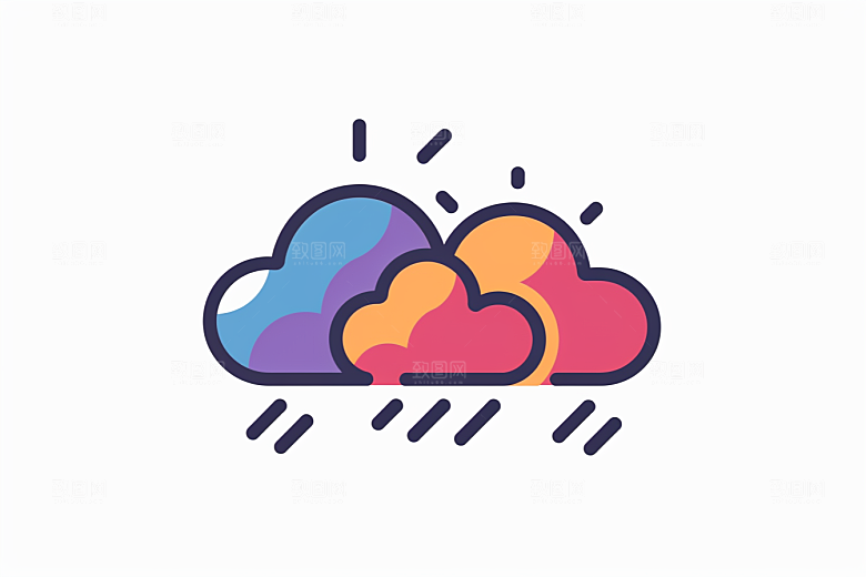 天气图标高清晴雨表素材