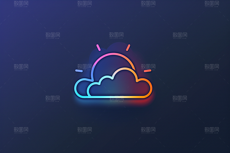 天气图标质感设计感素材