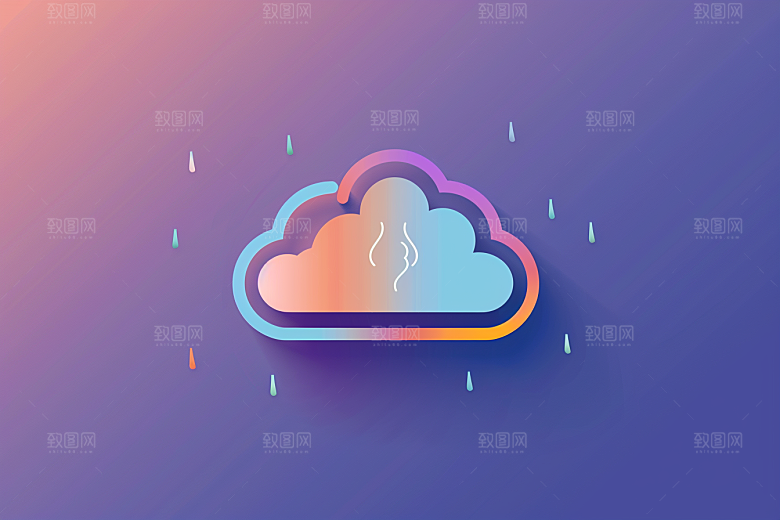天气图标图形彩色素材