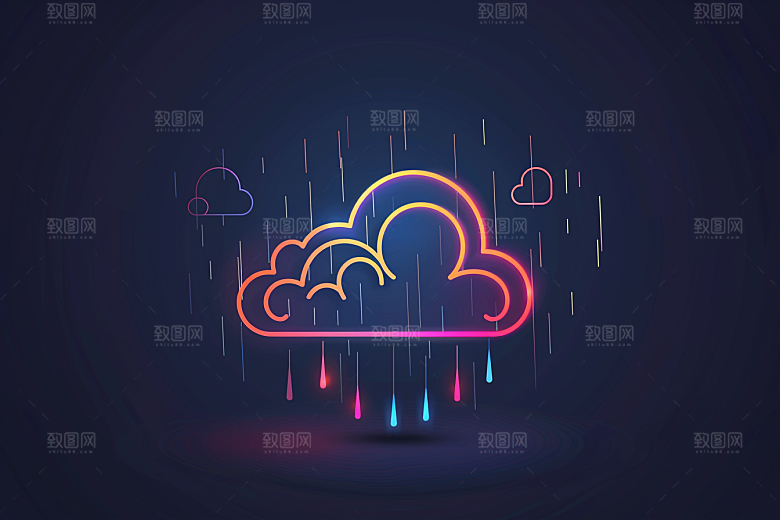 天气图标彩色设计感素材