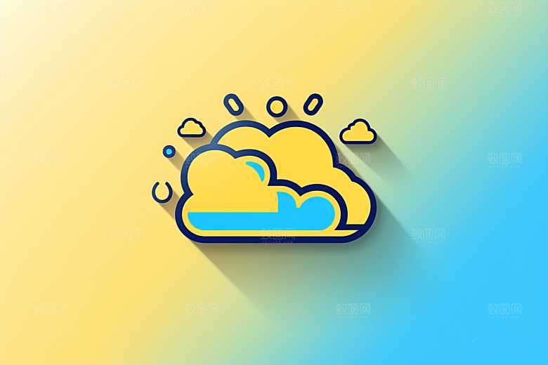 天气图标晴雨表界面素材