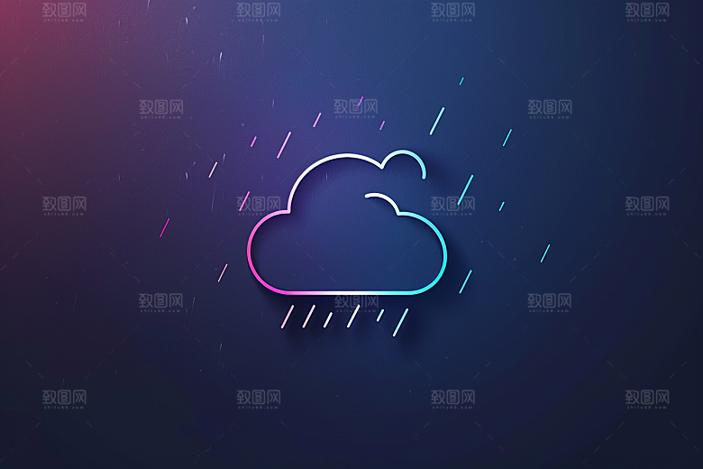 天气图标彩色图形素材