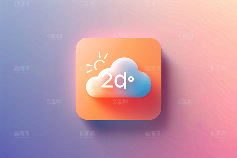 天气图标简约晴雨表素材