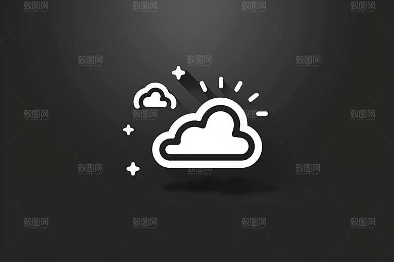 天气图标天气预报彩色素材