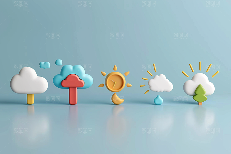 天气图标简约高清素材
