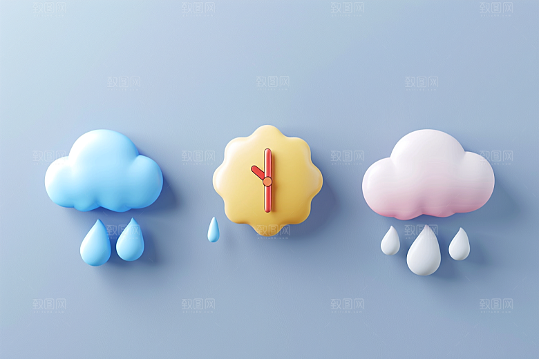 天气图标简约高清素材