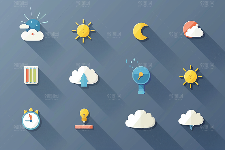 天气图标图形高清素材