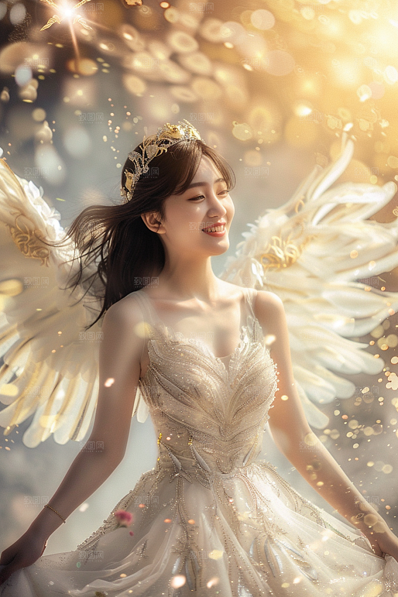 天使女神仙女人物摄影图
