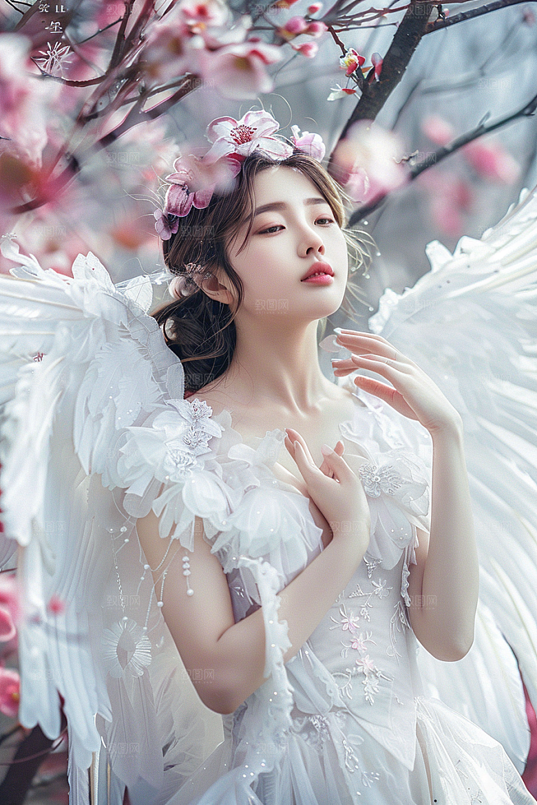 天使女神高清梦幻摄影图