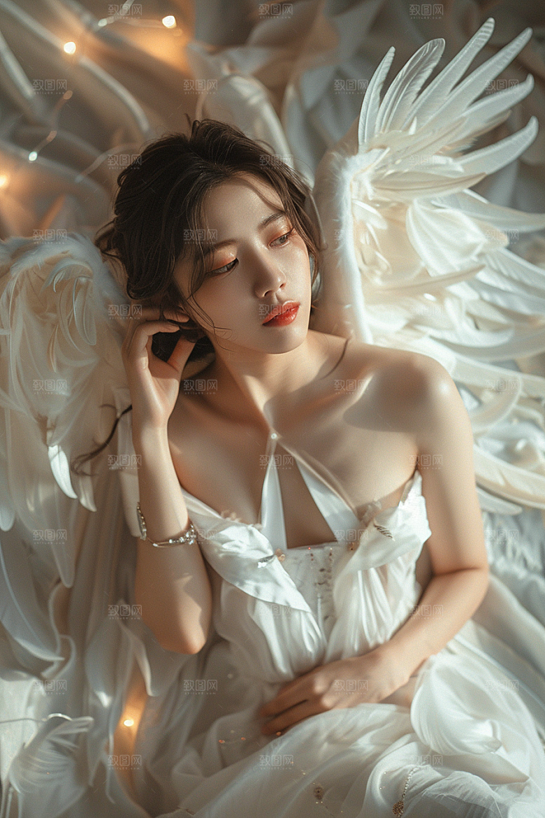 天使女神写真仙女摄影图