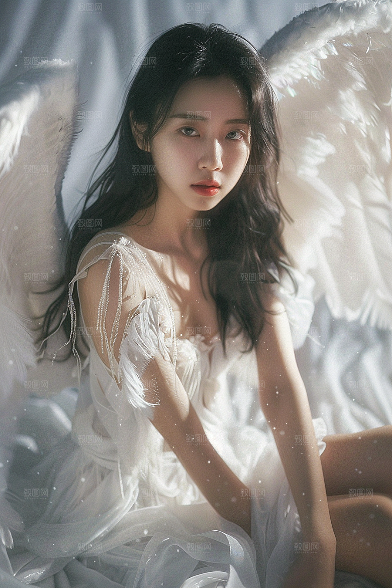 天使女神梦幻清新摄影图