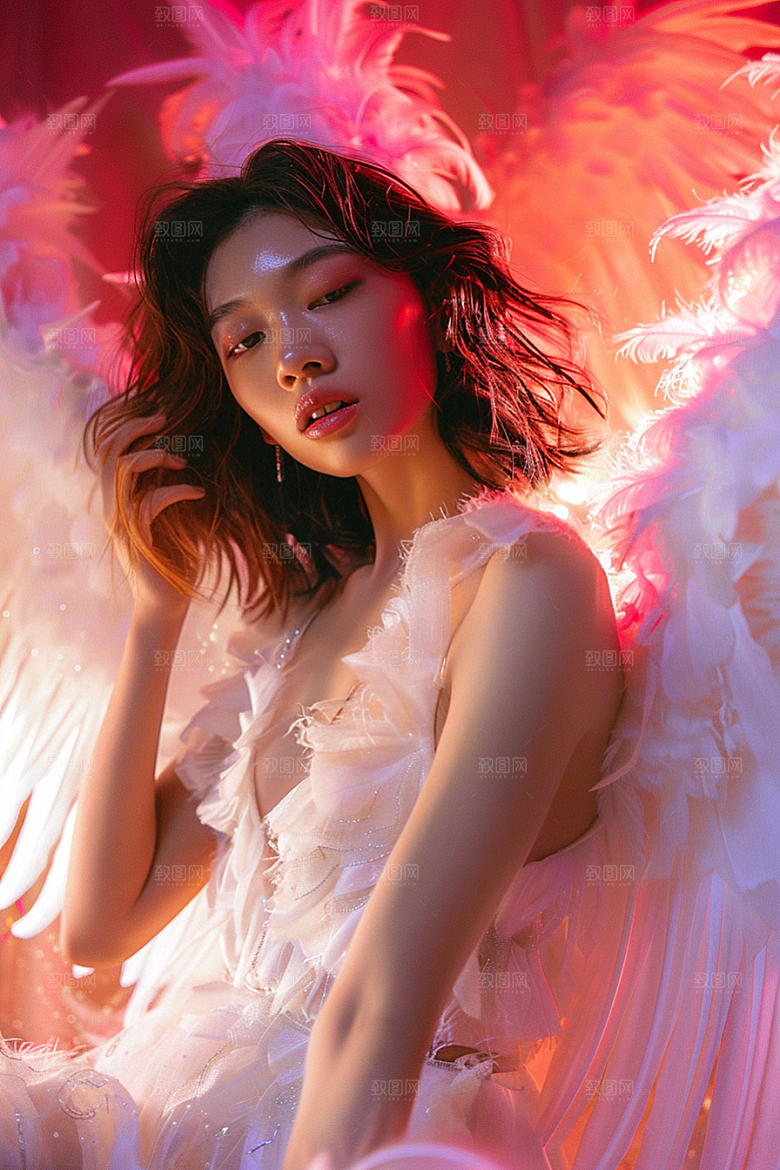 天使女神仙女唯美摄影图