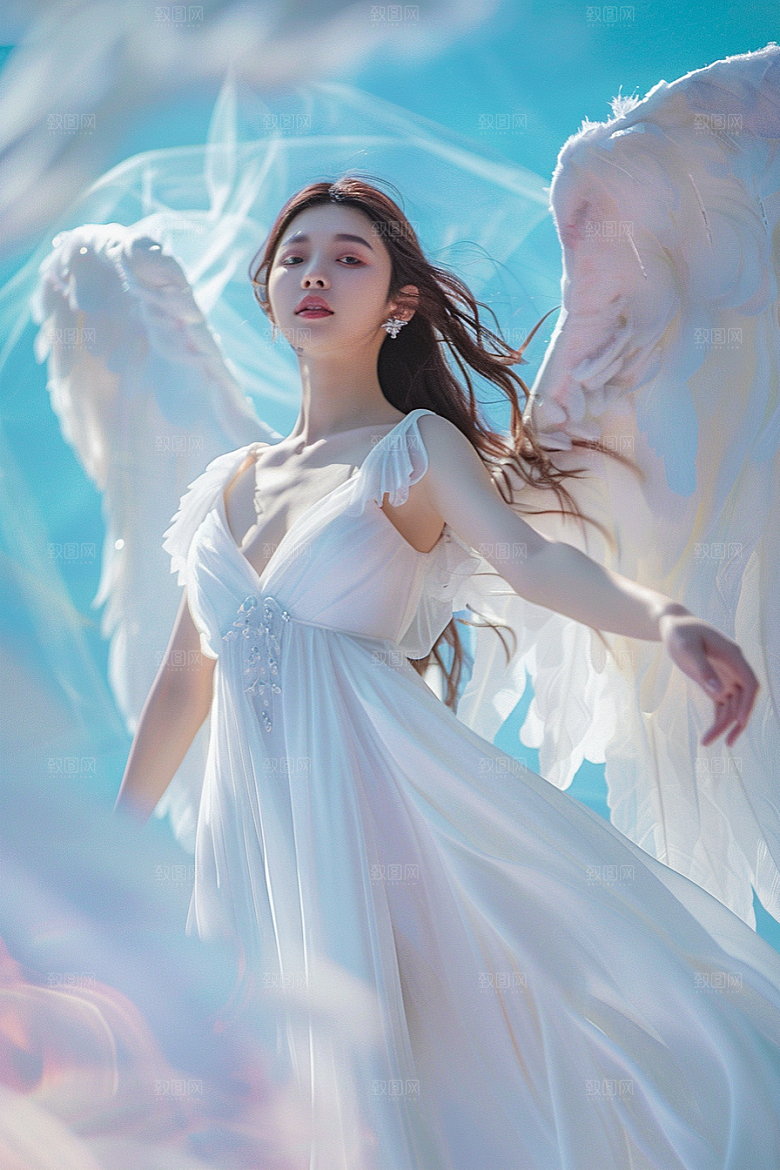 天使女神高清唯美摄影图