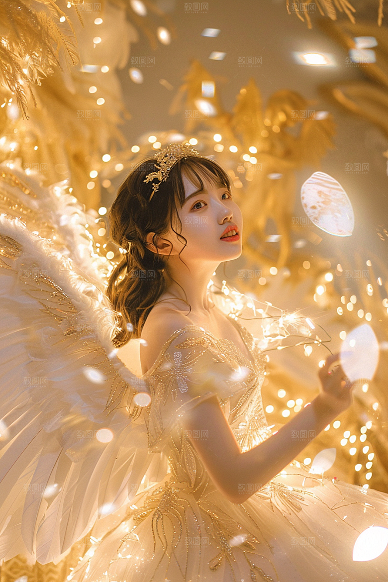 天使女神高清梦幻摄影图