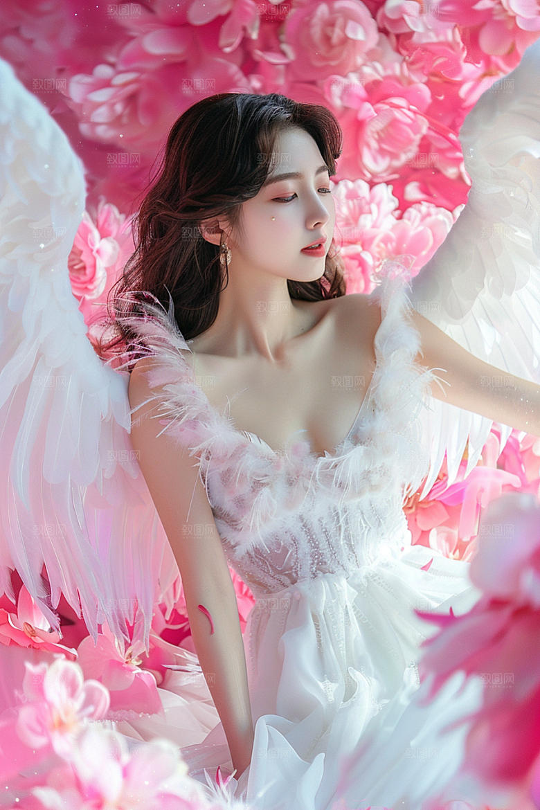 天使女神梦幻高清摄影图