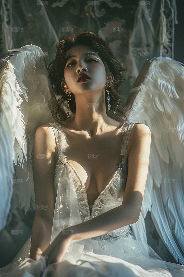 天使女神纯洁高清摄影图