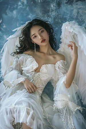 天使女神仙女清新摄影图