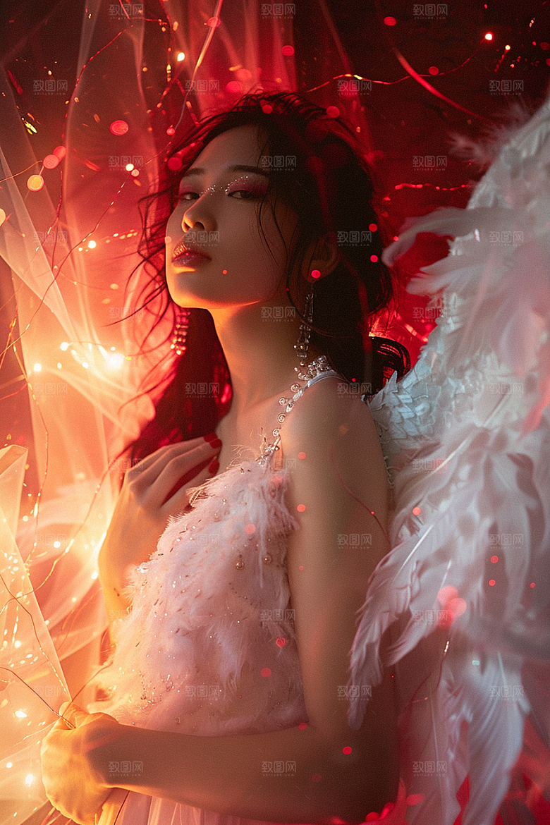 天使女神仙女写真摄影图