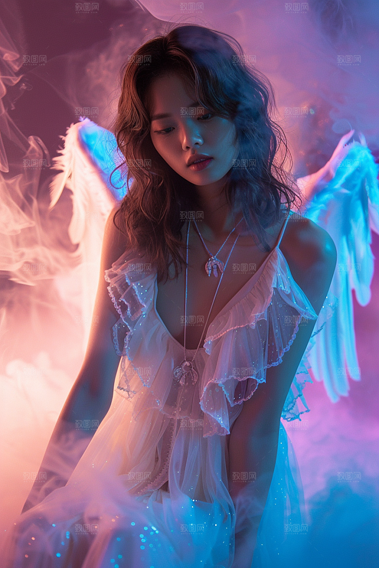 天使女神写真仙女摄影图