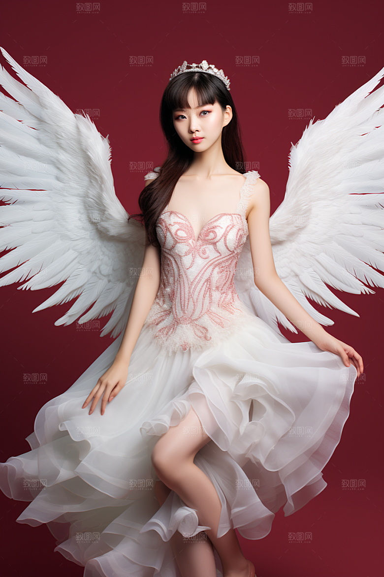 天使女神仙女写真摄影图