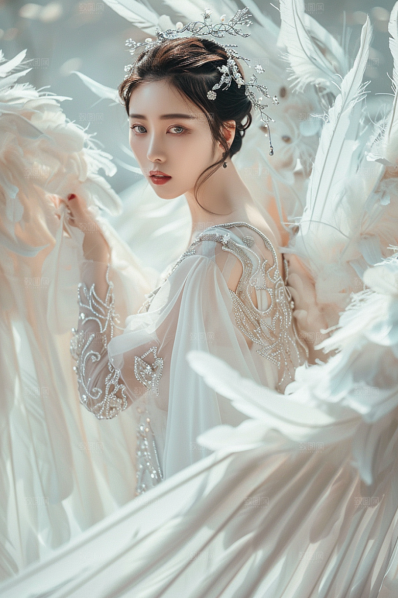 天使女神仙女高清摄影图