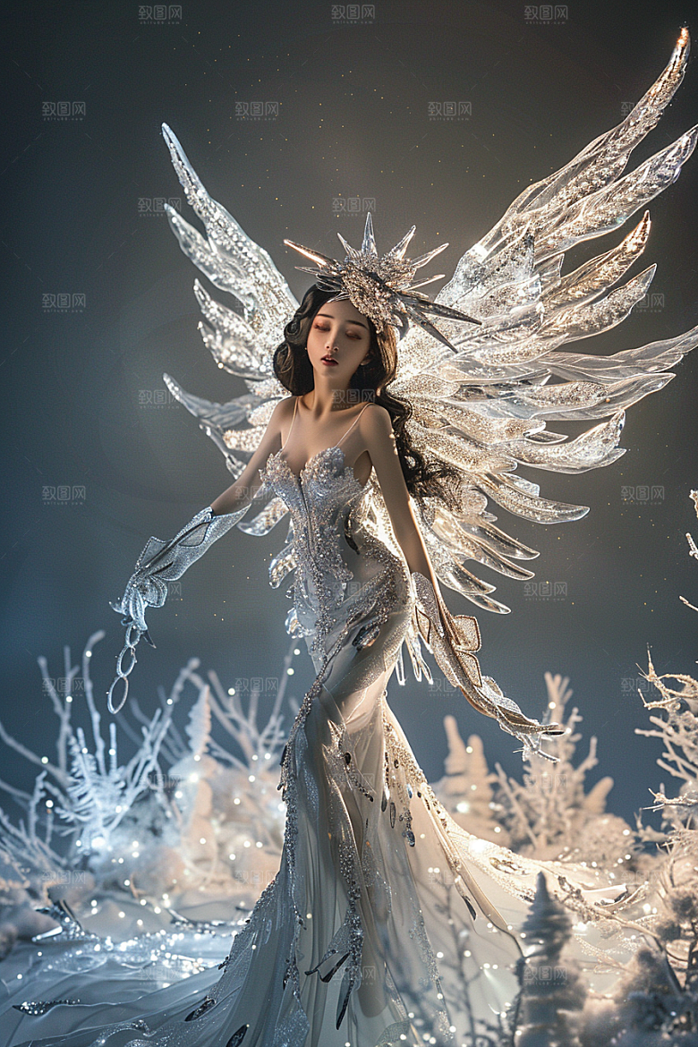 天使女神梦幻仙女摄影图