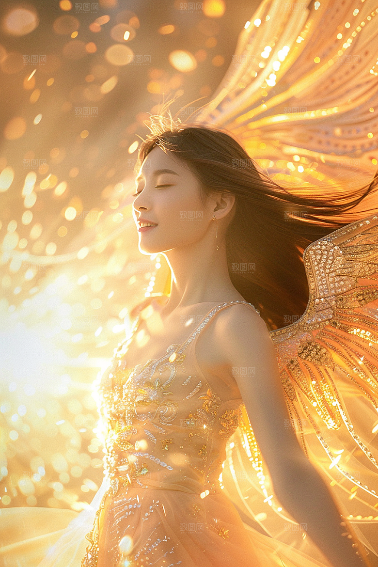 天使女神人物仙女摄影图