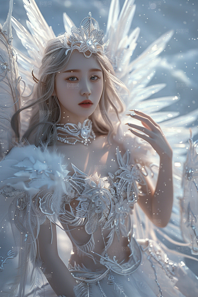 天使女神美女梦幻摄影图
