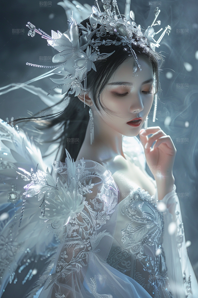 天使女神梦幻清新摄影图