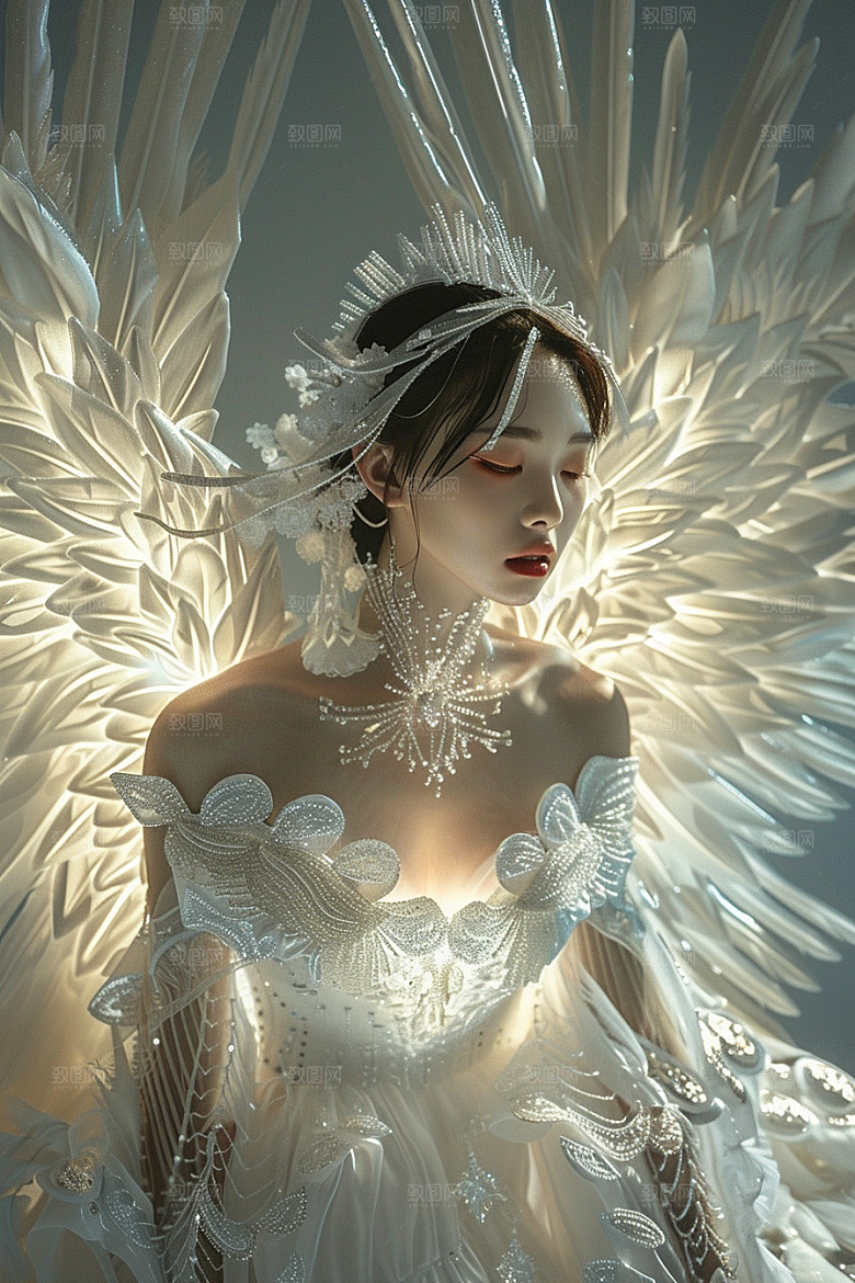 天使女神人物仙女摄影图