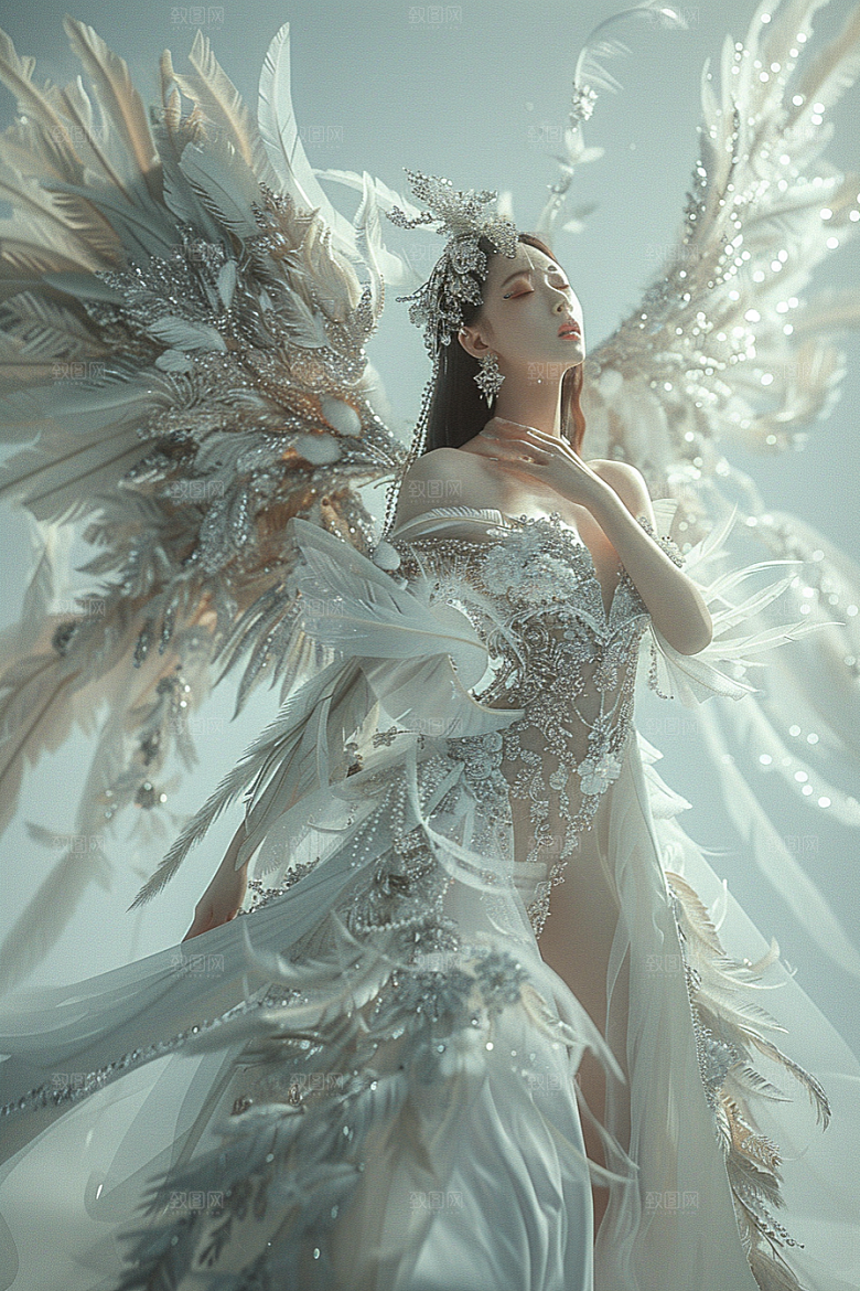 天使女神唯美梦幻摄影图