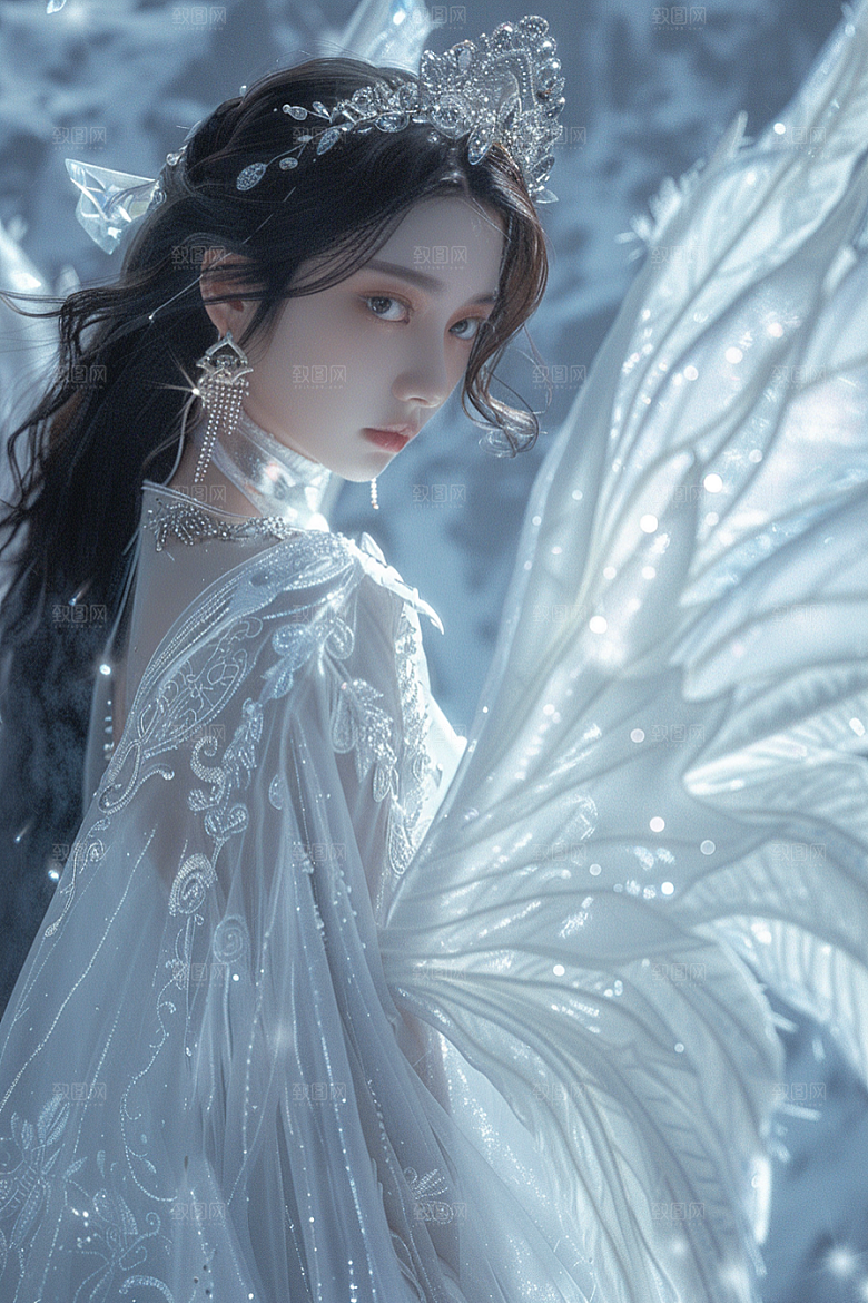 天使女神纯洁高清摄影图