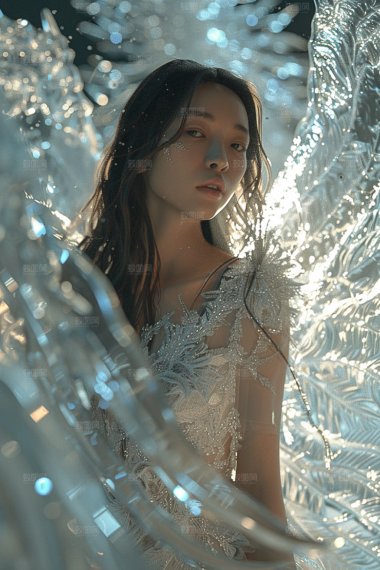 天使女神纯洁人物摄影图